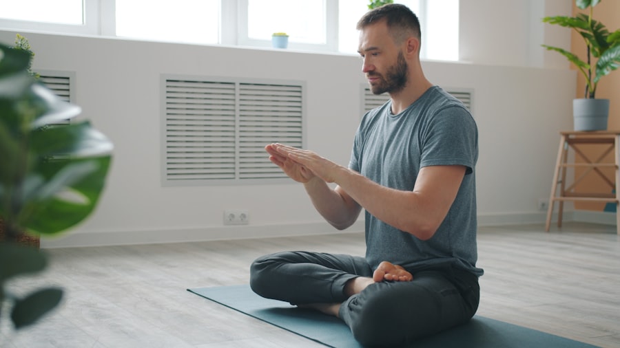 Photo Meditation preparation setup