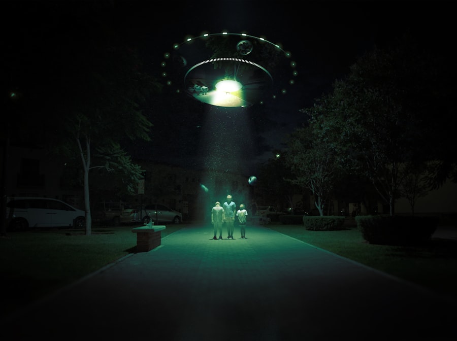 Photo UFO and alien dreams